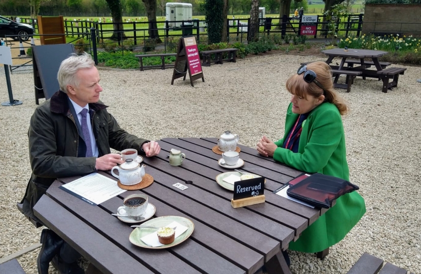 Rob Butler Outside Hearing Dogs for Deaf People