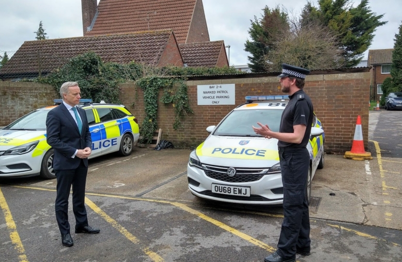 Rob Butler with Thames Valley Police