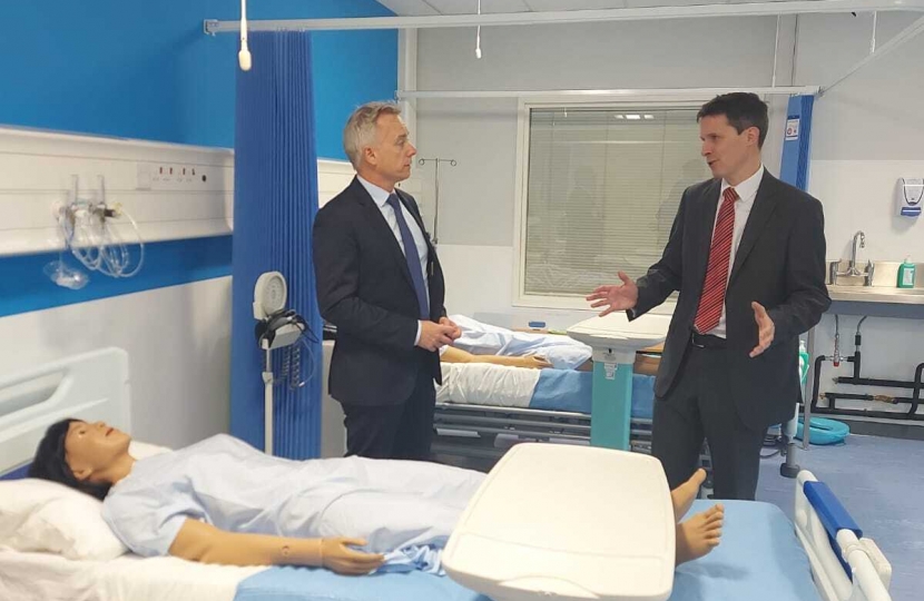 Rob Butler MP tours facilities