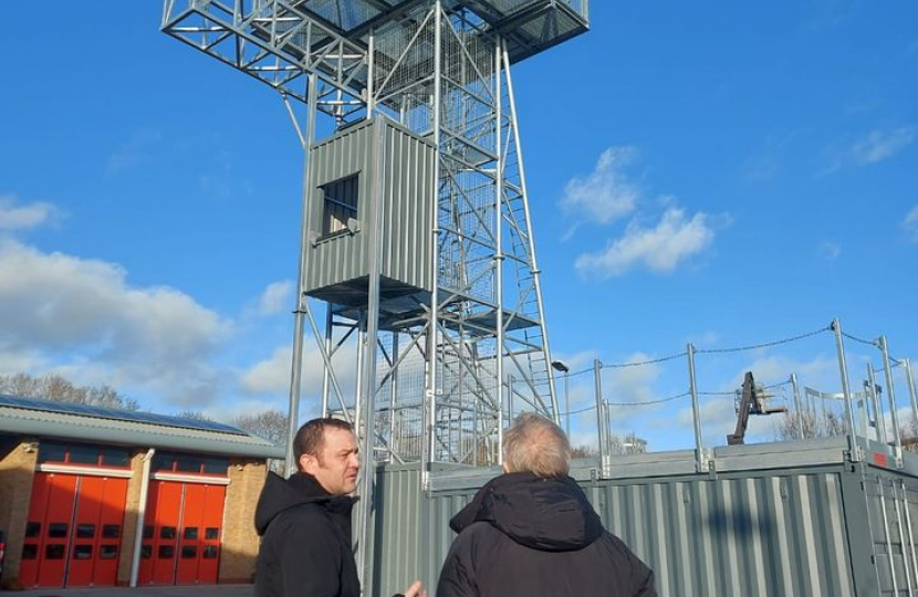 Rob at fire station 