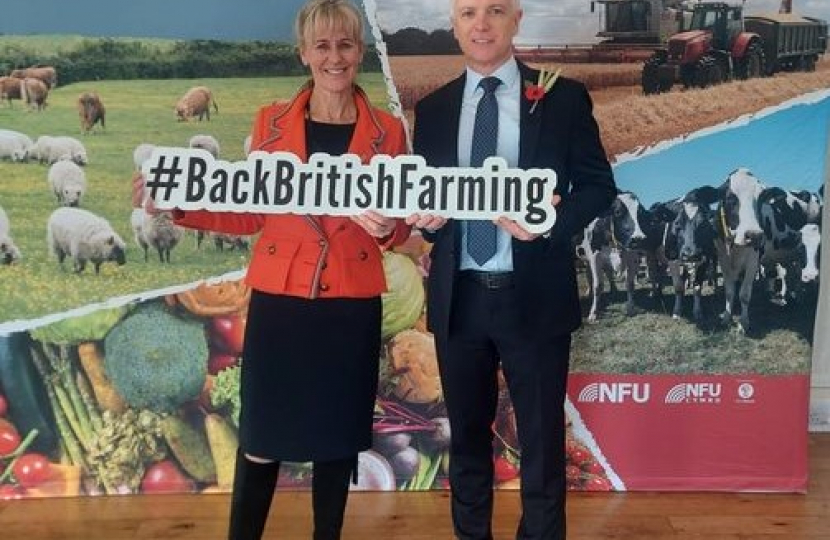 Rob with the NFU CEO