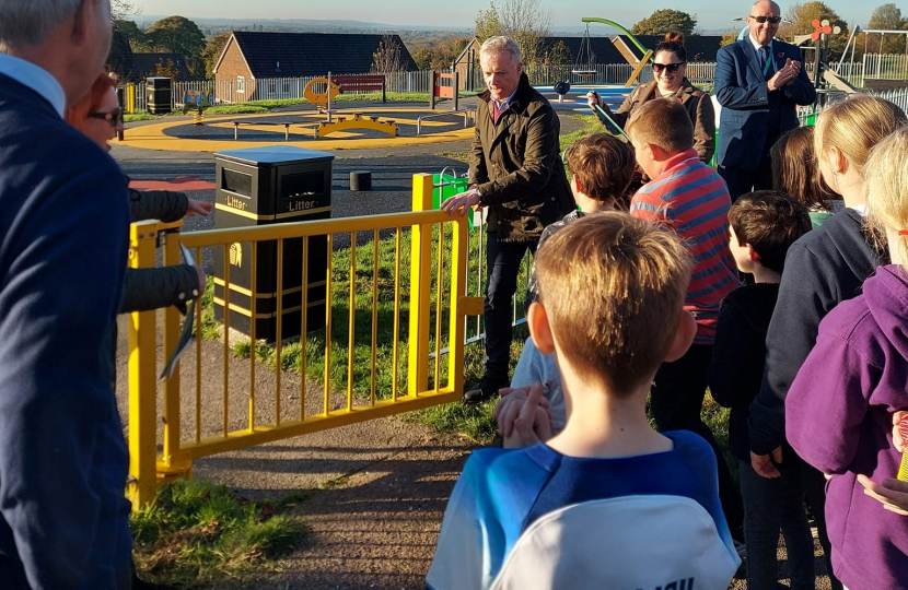 Rob opening the helicopter park