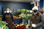 Rob Butler MP for Aylesbury visiting Jayne Richards Florist