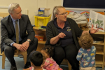 Rob visiting Big Top Nursery