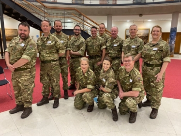 MPs on Armed Forces Parliamentary Scheme Visit