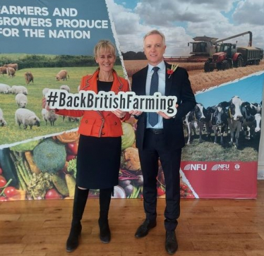 Rob with the NFU CEO