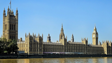 Photograph of the Palace of Westminster from Albert Embankment